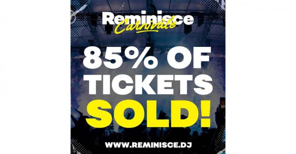 85% OF TICKETS SOLD OUT!