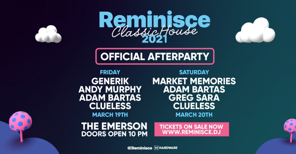REMINISCE 2021 – OFFICIAL AFTERPARTY – THE EMERSON