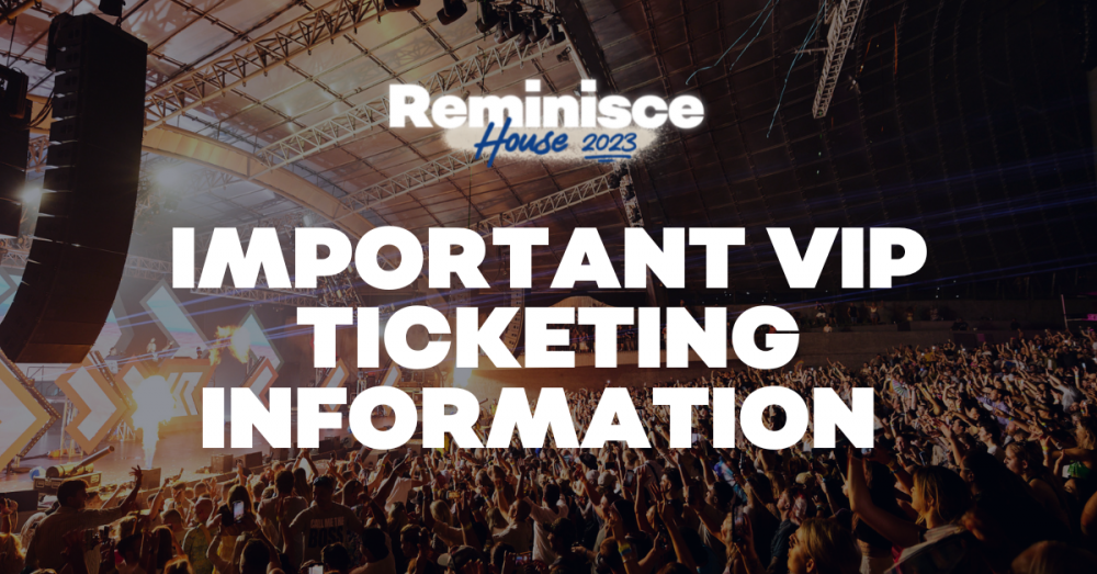Important VIP Ticketing Information