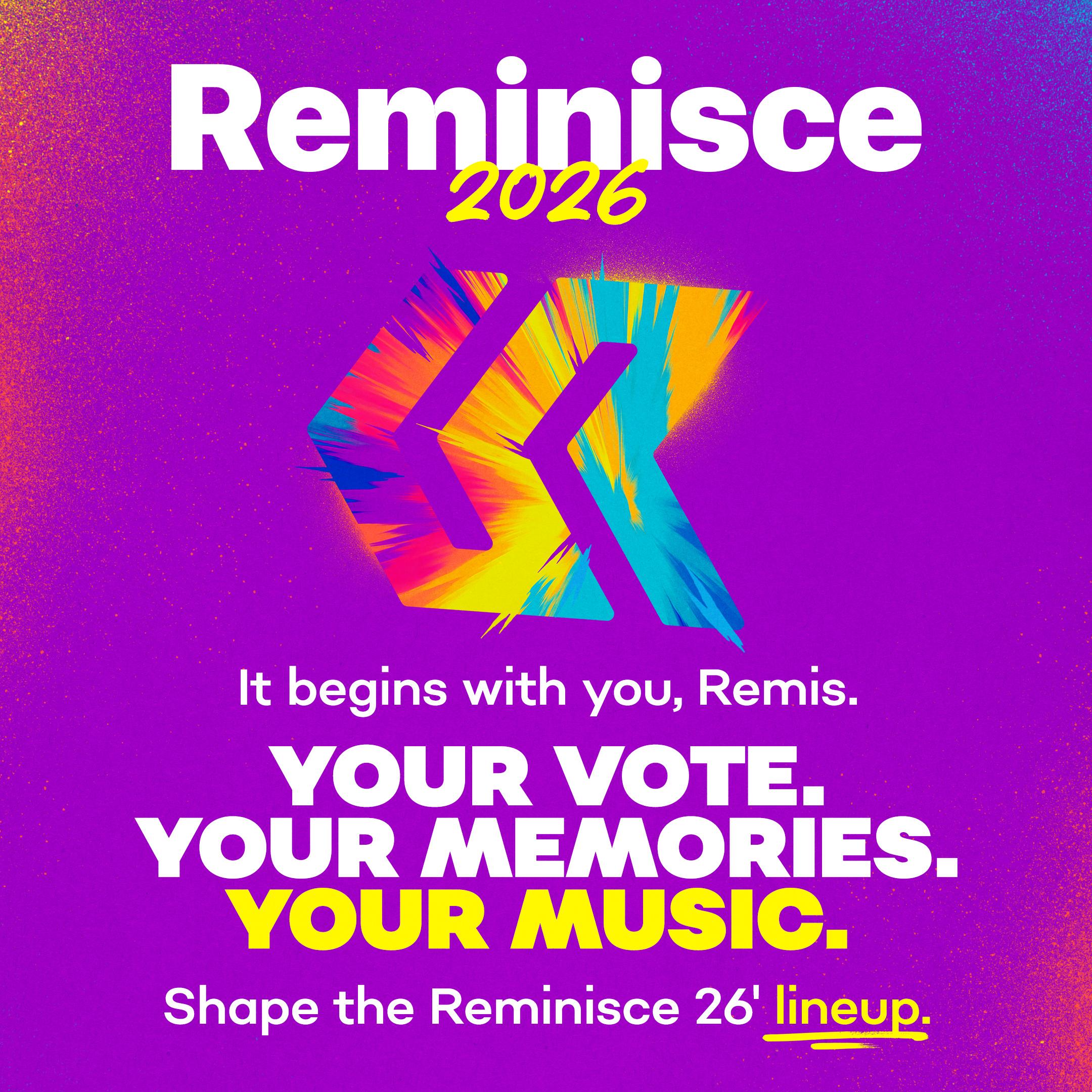 Shape the Reminisce 2026 lineup